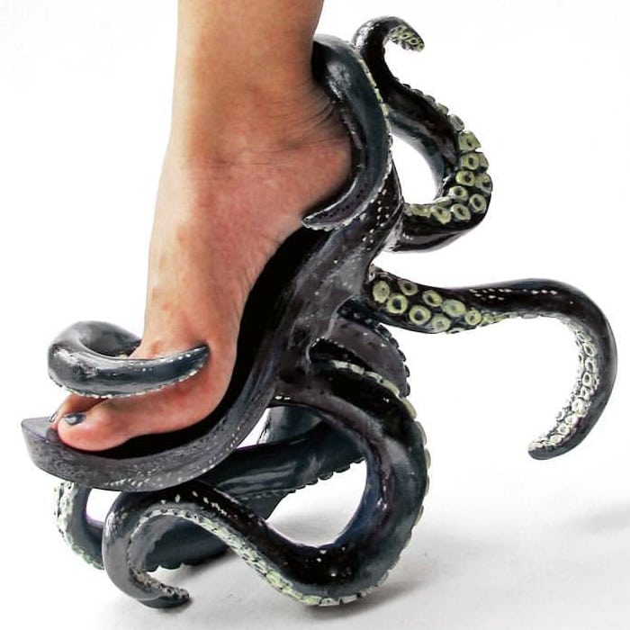 pantofi cu tentacule pantofi cu tentacule