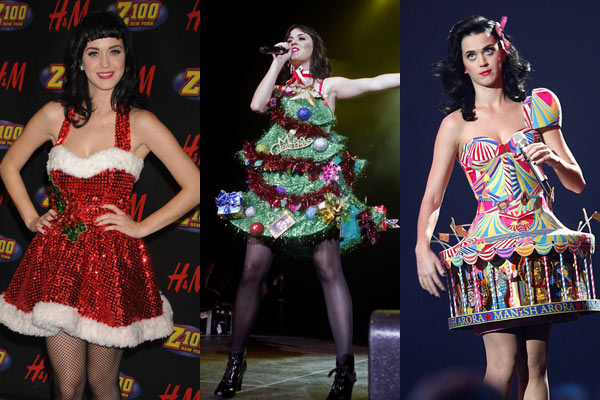 Katy perry, stil, stilul Katy Perry, neobisnuit, iesit din comun, diferit, petreceri tematice, rochii de seara, rochii, rochie, feminin