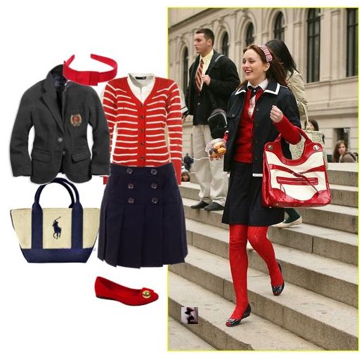 Back to school: Stilul preppy - stilul preppy cardigan,curea carouri,curea panglica,bentite,funde,camasi,genunchi,pantaloni,fuste,ciorapi colorati,pantofi de lac,pantofi oxford,balerini,piese vestimentare,ralph lauren,lacoste,educata,politicoasa,increzatoare,atitudine,tinuta,outfit,college,office,scoala,back to school,2011,trend,moda,serena van der woodsen,blair waldorf,gossip girl,stilul preppy,haine,imbracaminte,stil vestimentar,stil,preppy,sporturi preppy,tommy hilfiger,j. crew,blazer,cravata,tricou polo, bijuterii diamant, perle, coafura simpla, par pieptanat, machiaj imaculat