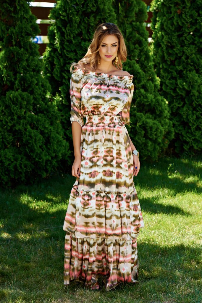 rochie florala moda toamna 2016 rochie florala moda toamna 2016