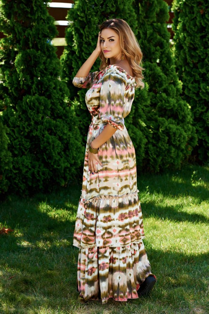 rochie florala moda toamna 2016 rochie florala moda toamna 20161