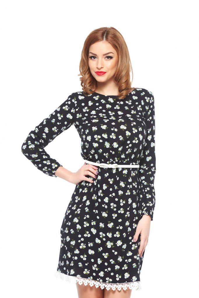 rochie neagra moda toamna 2016 rochie neagra moda toamna 2016