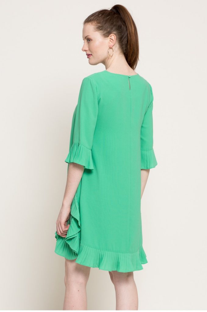 rochie scurta verde