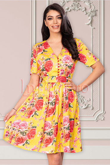 rochita-de-vara-cu-flori rochita-de-vara-cu-flori