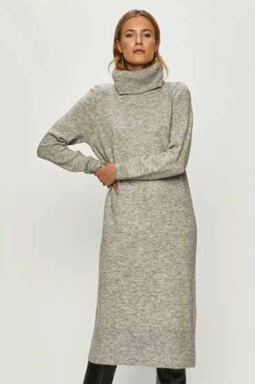 rochie-gri-tip-pulover