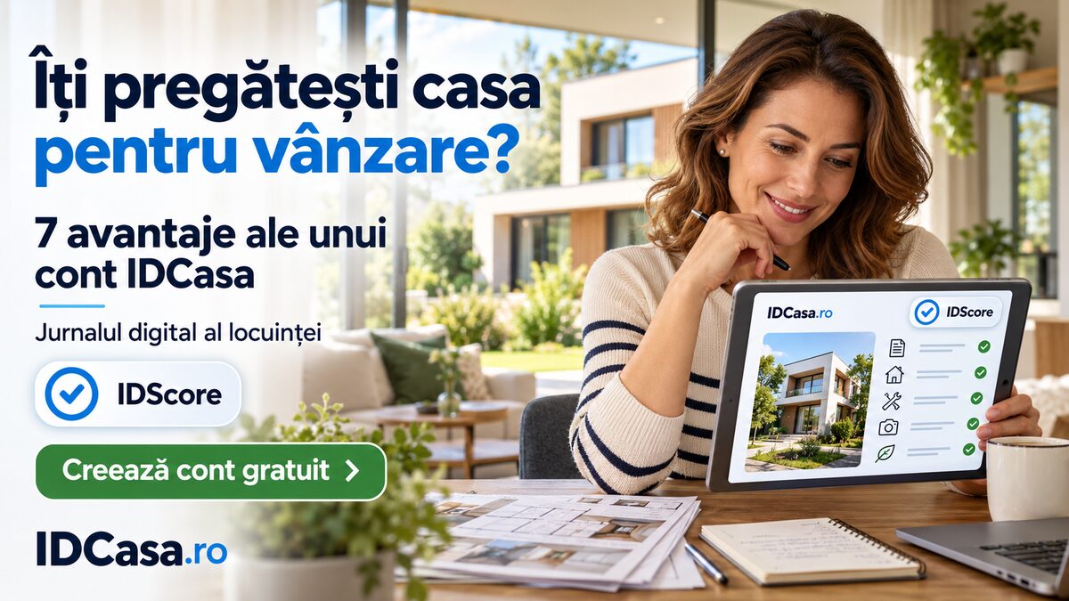 Pregătirea casei pentru vânzare: 7 avantaje ale unui cont IDCasa - Pregătirea casei pentru vânzare – 7 avantaje ale unui cont IDCasa